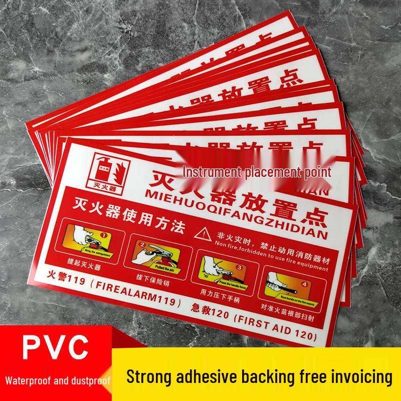 Fire Safety Signage: Extinguisher & Hydrant Use and Placement