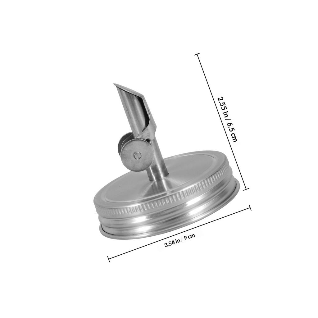 Selbstschließende Einmachglas-Ölflaschenverschluss Ausgießer Automatischer Öffnungs-/Schließdeckel Glasausgießer Deckel Flaschenabdeckungen
