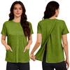 Camicia da donna post-operatoria a maniche corte colorata con chiusura posteriore e tasca
