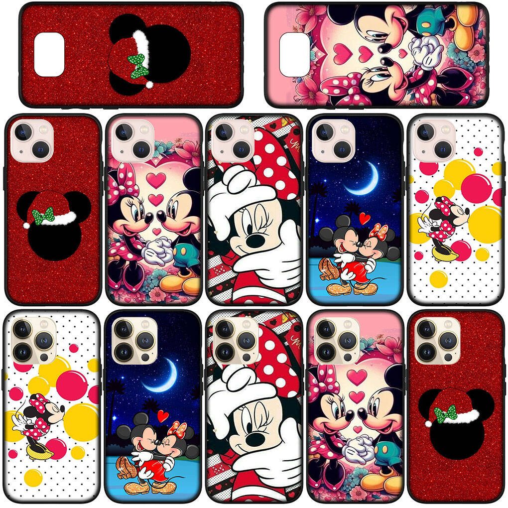 for iPhone 17 16 15 Xiaomi Poco F7 F8 X7 X6 C85 C75 C71 M8 Redmi Note 14 13 12 11 Pro Max 14C 13C 15C A3 A4 Phone Case Minnie Mouse Mickey Art Cover