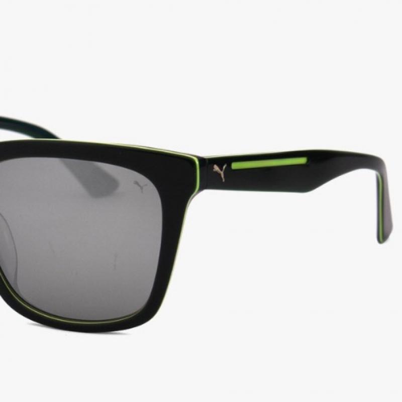 Puma Square Horn Rimmed Over Asian Fit Mirror Sunglasses 9
