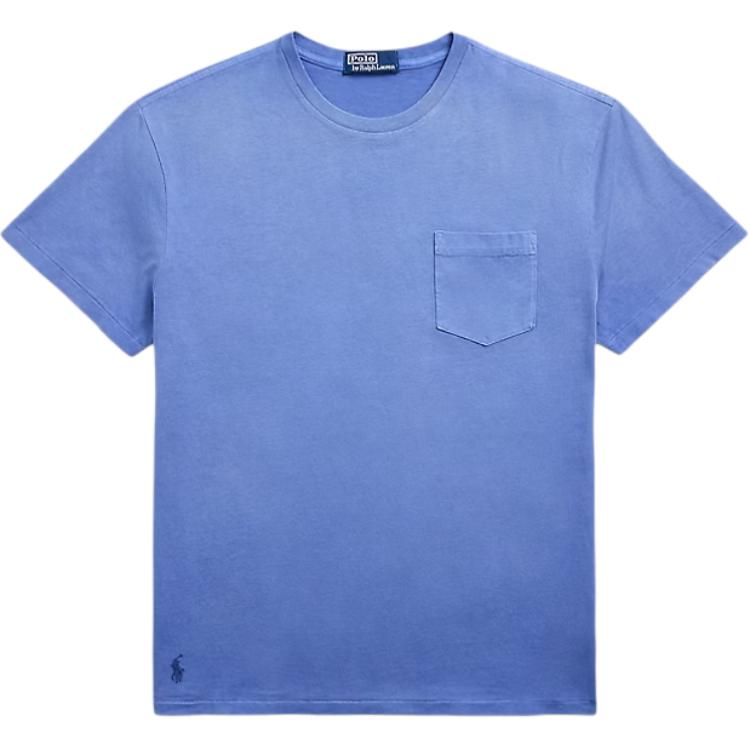 

Polo Ralph Lauren Однотонная винтажная футболка с карманом Мужские топы Синий 710977904-002 XL