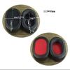 2PCS Square Oval Headphone Earpads Soft Leather Memory Foam Ear Cushion Cover