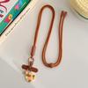 Brand-New Adjustable Mobile Phone Lanyard, Crossbody Long Rope, Neck Lanyard, Fashionable Cartoon Sunflower Universal Pendant