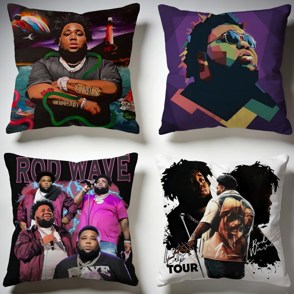 Trendy RRod Waveew Cushion Cover Stylish Washable Pillow Cover Ideal for Couch Bedroom Car Decoration