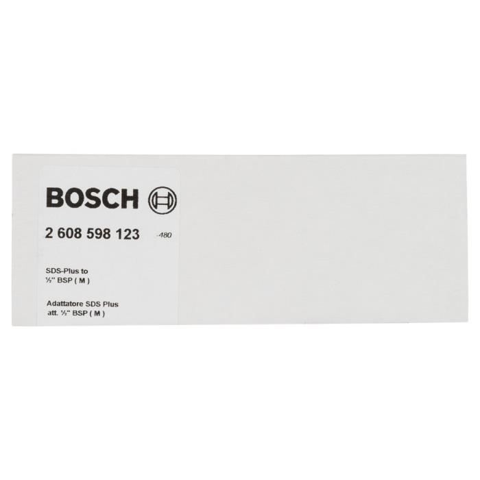 Bosch Adaptateur pour couronne de forage diamantée SDS-Plus G 1/2 - 2608598123