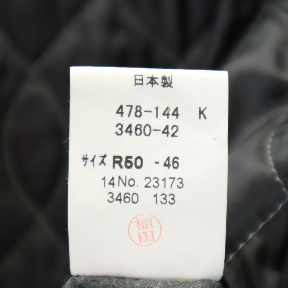 LANVIN LA COLLECTION Made In Japan Stainless Collar Coat Quilted Back Men's Used