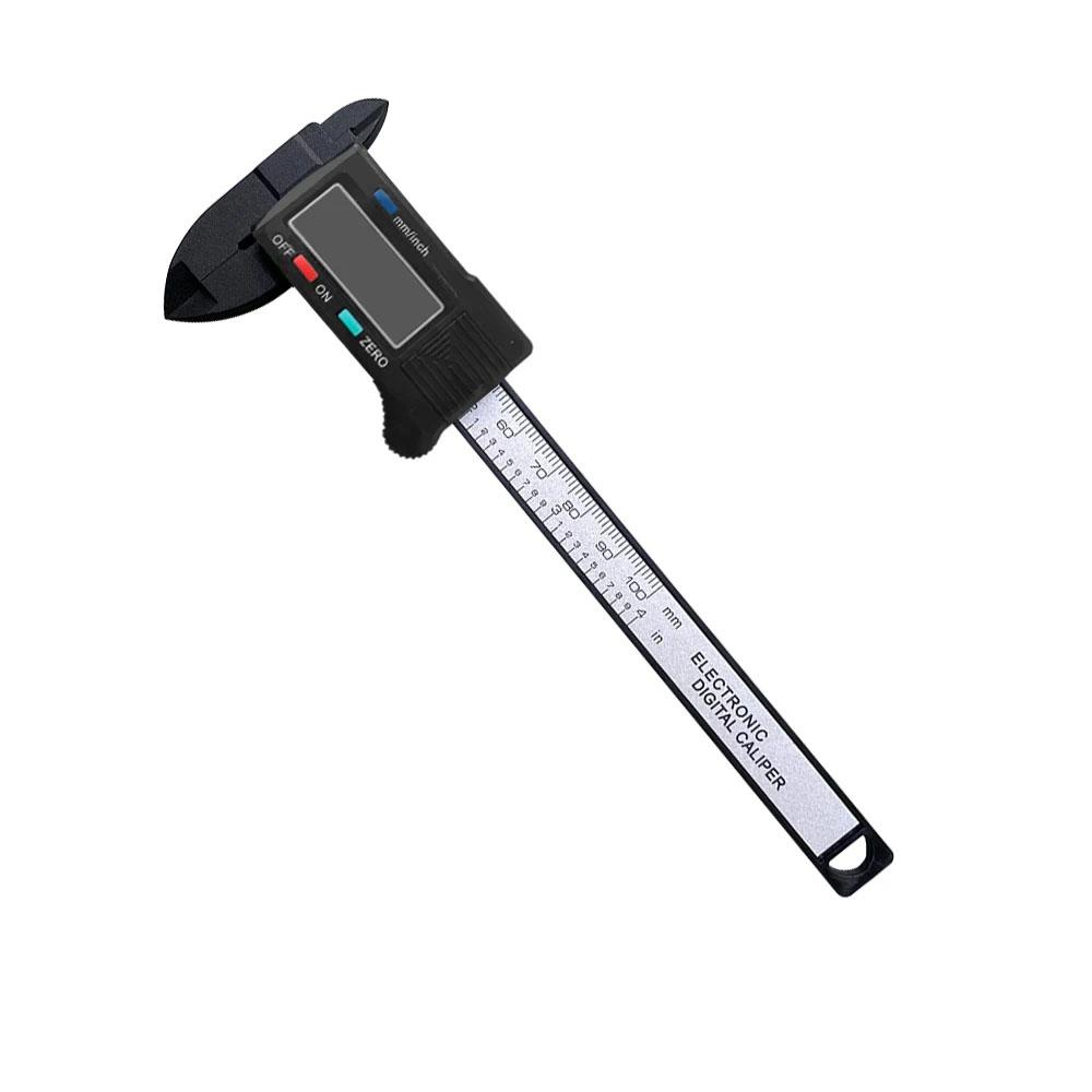 150mm 100mm Electronic Digital Caliper Carbon Fiber Dial Vernier Caliper Gauge Micrometer Watch Measuring Tool Digital Ruler