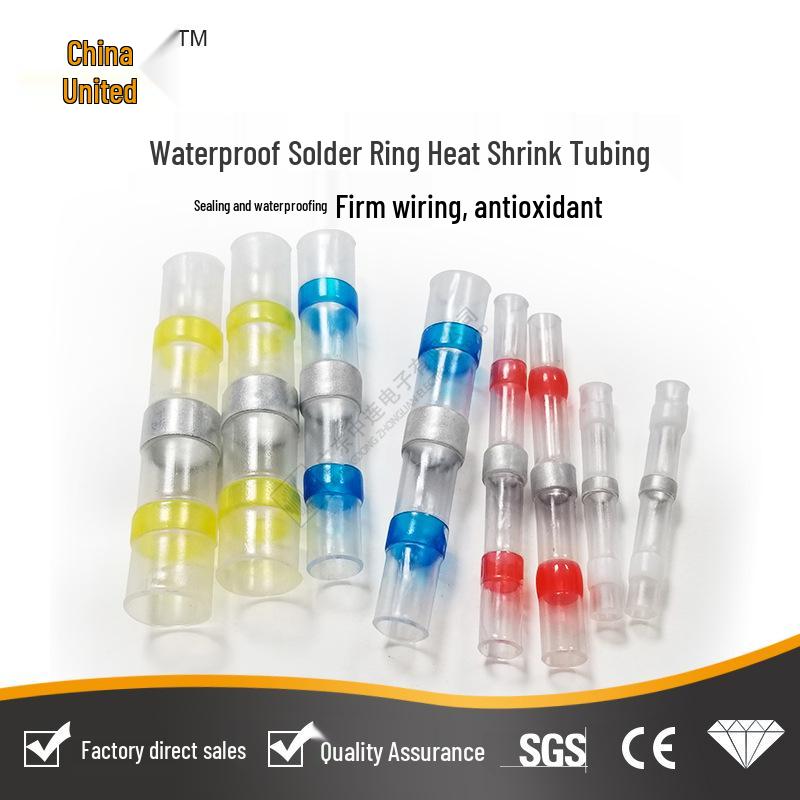 Central Connection Lead-Free Solder Ring Heat Shrink Tube Terminal Protection - Waterproof Rapid Heating Welding In Stock