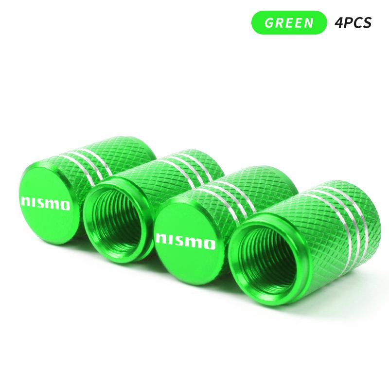 Automobile Tire Inflation Nozzle Cover Bolt-in Aluminum Theftproof Valve Caps For Nissan Nismo Tiida Teana Skyline Juke X-trail