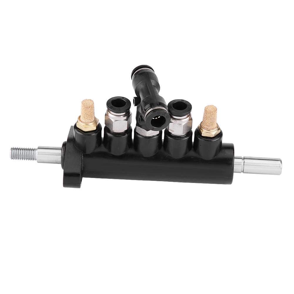 KIMISS Aluminum Alloy Car Air Control Valve, Foot Pedal Valve, Tire Changer for Rangers, Tool (Black) (3))