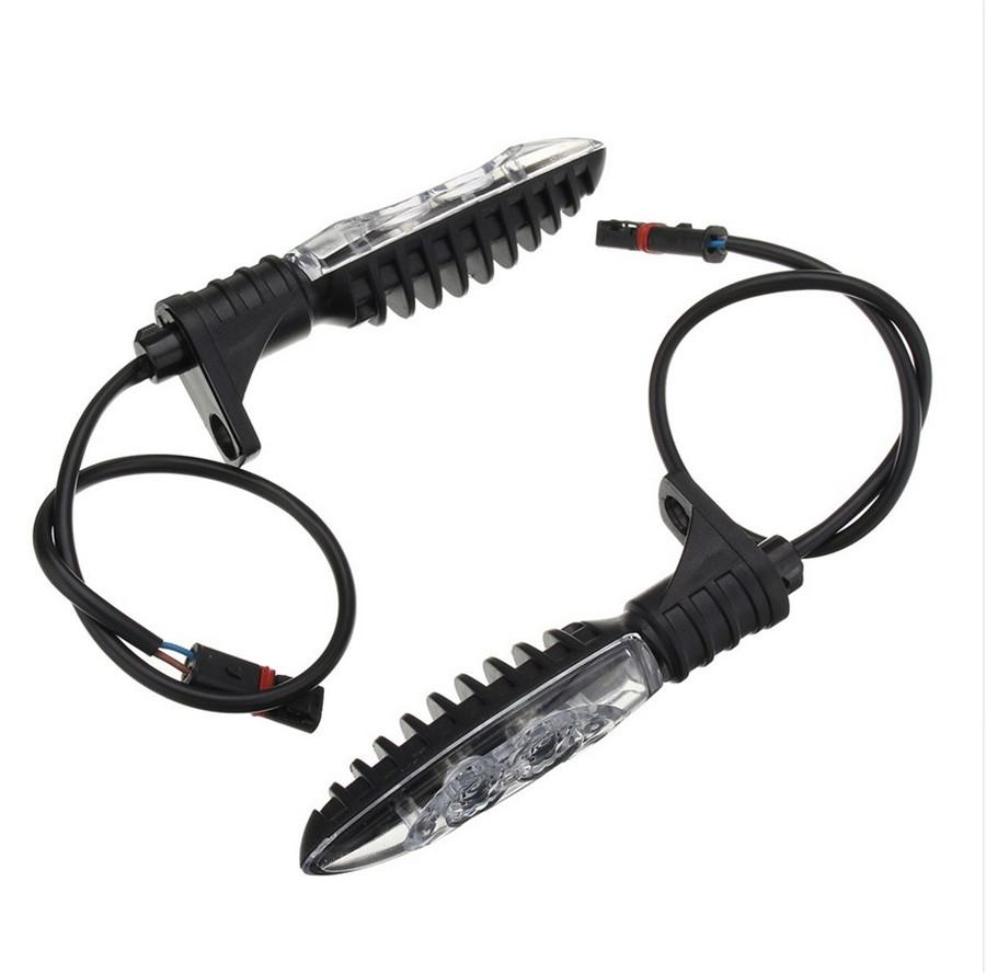Pair LED Turn Signal Indicator Light For BMW S1000RR R1200GS HP4 F800GS R1200R