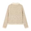 ELLE KIDS Girls' Shimmering Lapel Cardigan