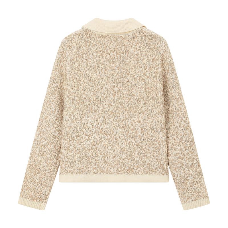ELLE KIDS Girls' Shimmering Lapel Cardigan