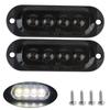 Universal DC 12V 24V Car Truck Trailer Beacon Lamp LED Side Light 4LED Waterproof Warning Light Marker Light