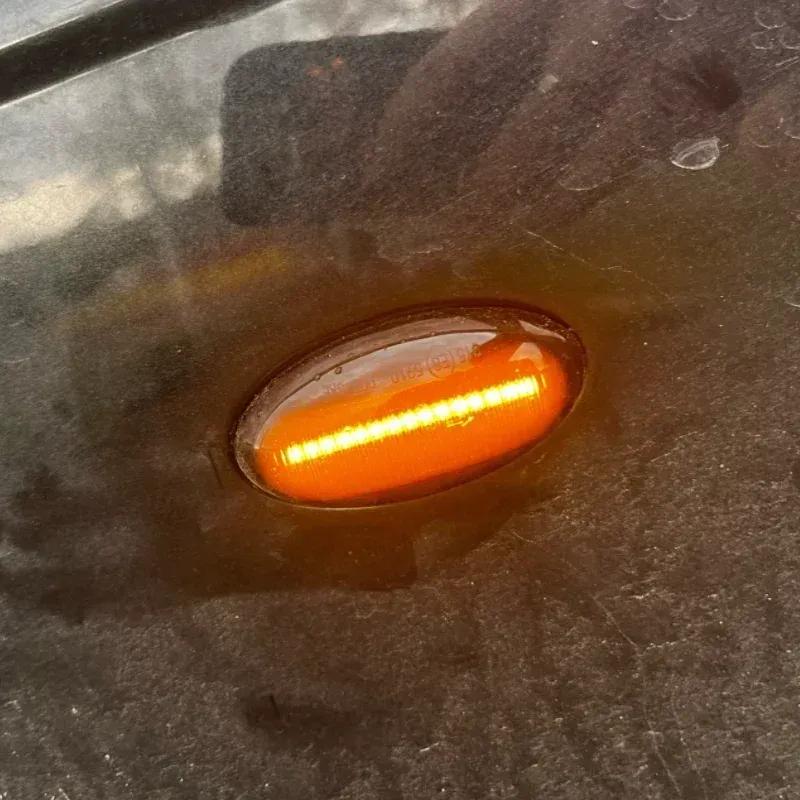 2pcs Led Dynamic Turn Signal Side Marker Light For Peugeot Citroen C1 C2 C3 C5 C6 107 206 307 407 607 1007 Berlingo Jumpy