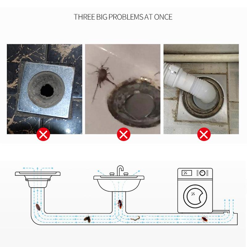 1Pc Floor Drain Bullet Anti Odor Core Deodorization Drainage Pipe Toilet Core Sewer Pest Control Device No Peculiar Smell