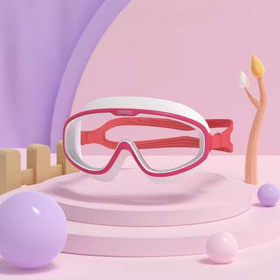 Kids Swimming Goggles Waterproof Adjustable Silicone Child Swim Glass Anti-fog UV Protection Big Frame Eyewear with Case