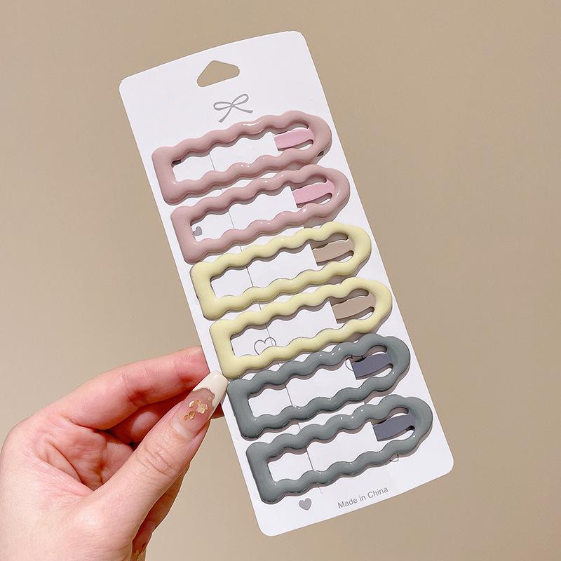 Dopamine Color Bangs Hair Clip Sideburns for Kids & Women - Duckbill Hairpin Headwear