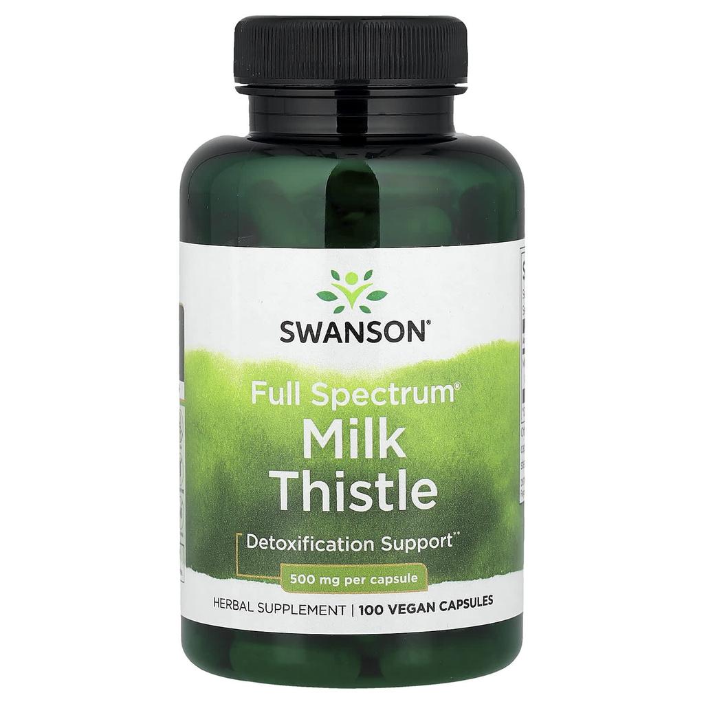 Full Spectrum® Milk Thistle, 500Mg, Vegan Capsules, 100