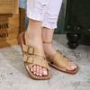 Fashion Shoes Women Ladies' Slippers Female Beach Luxury Slides Soft Flat Summer 2025 Designer Rome