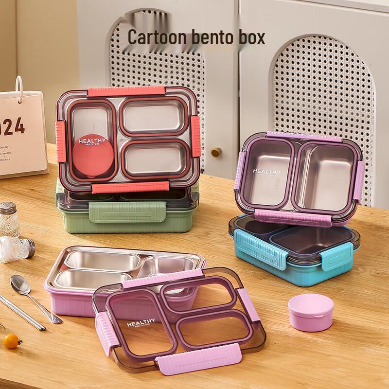 Jun Seventeen SW304 Stainless Steel Microwaveable Lunch Box