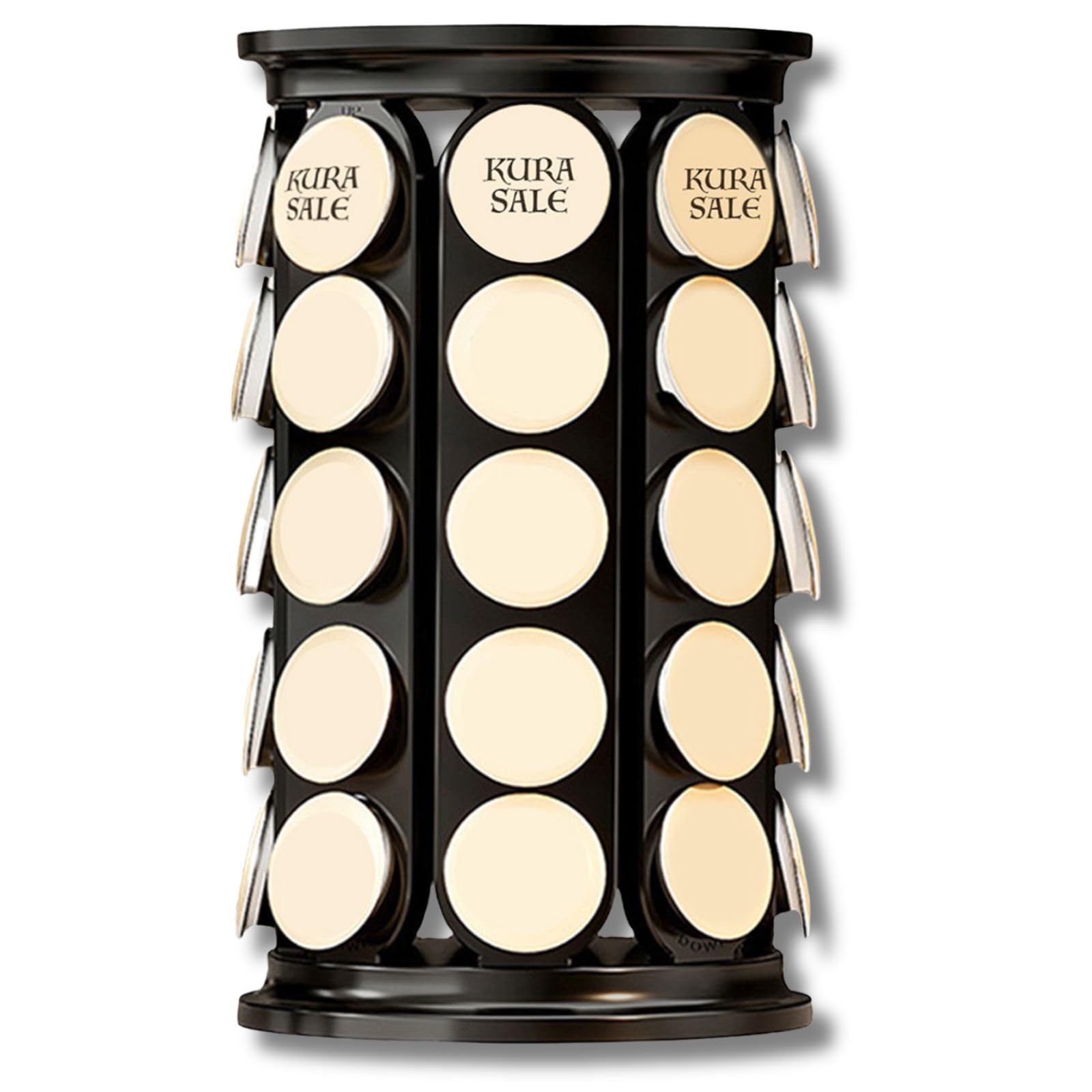 

KURASALE Dolce Gusto Capsule Holder Capsule Tower Black Capsule Stand Coffee Storage Cup Holder