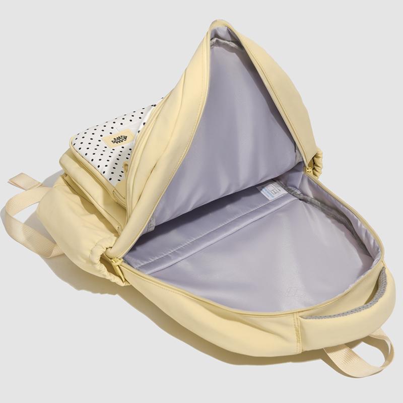 College Style Student Schoolbag Color Block Women's Lightweight Large Capacity Backpack