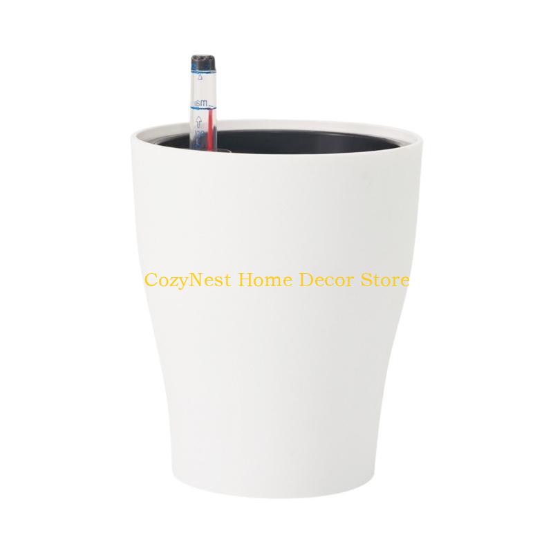 

92MF Watering Flower Pots Perfect For Home Decors And Commercial Spaces With Water Level Monitoring Device Accessories