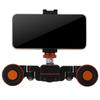 YELANGU Carrello Elettrico Motorizzato per Fotocamera Binario Elettrico Slider per Binario 3 Velocità con Telecomando Clip per Telefono