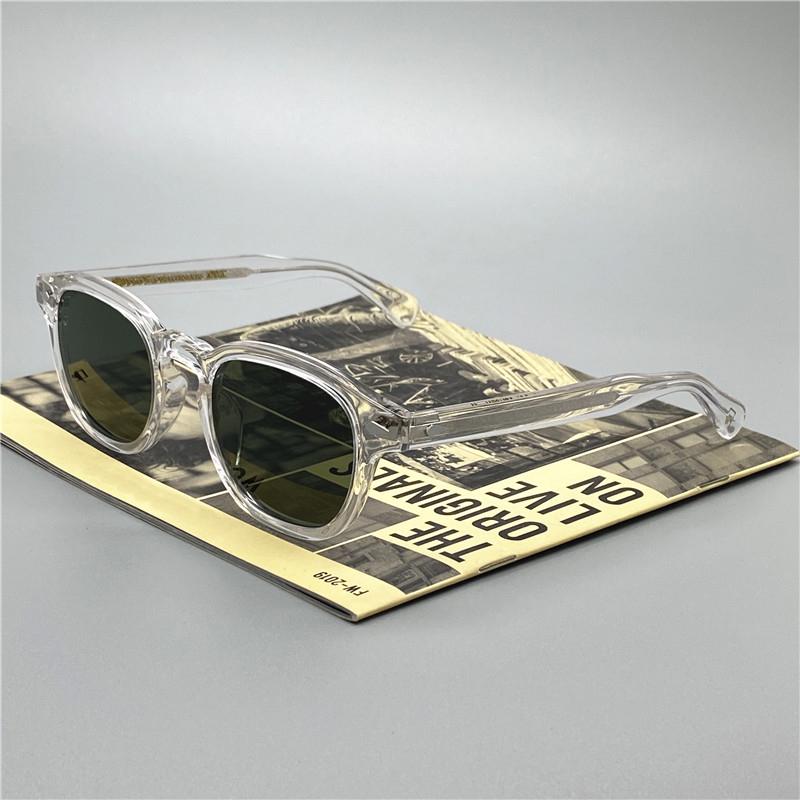 Modré Sluneční Brýle Pánské Johnny Depp Lemtosh Polarizační Sluneční Brýle Dámské Luxusní Značka Vintage Designér Oculos Brýle pro Noční Vidění