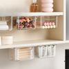 Mirror Cabinet Storage Box Layered Bathroom CabinetInner Partition DrawerWashbasin Cosmetic Shelf
