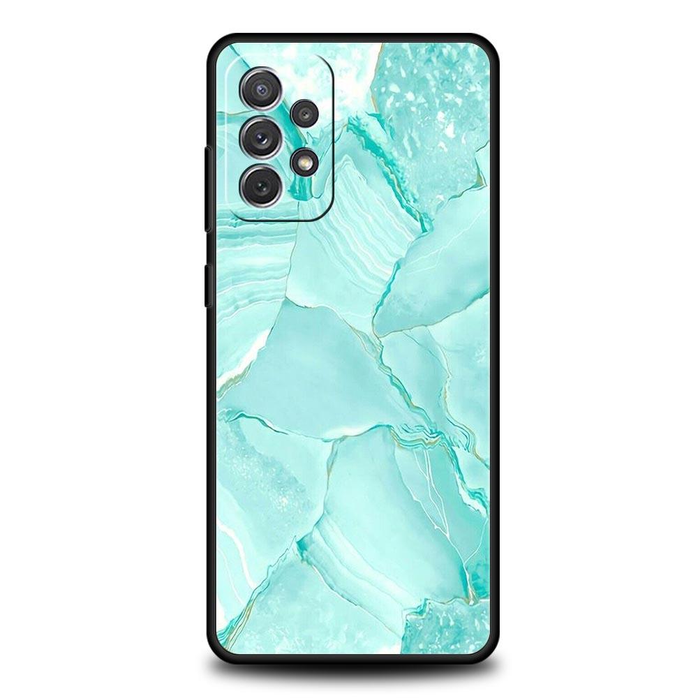 Marmor tinte und waschen Telefon Fall Für Samsung Galaxy A13 A51 A71 A41 A31 A21S A11 A01 A03S A12 A32 A52 A22 A23 a33 A53 A73 5G Abdeckung