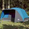 VidaXL Camping Tent 4 Person, Shade Tent with Carry Bag, Portable Awning with Sidewalls for 94416