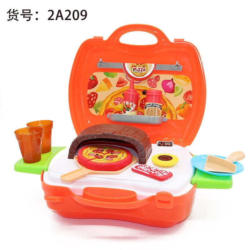 Play House Girl Boy Kitchen, Cosplay Toys Checker, Dresser, Doctor Tools Suitcase