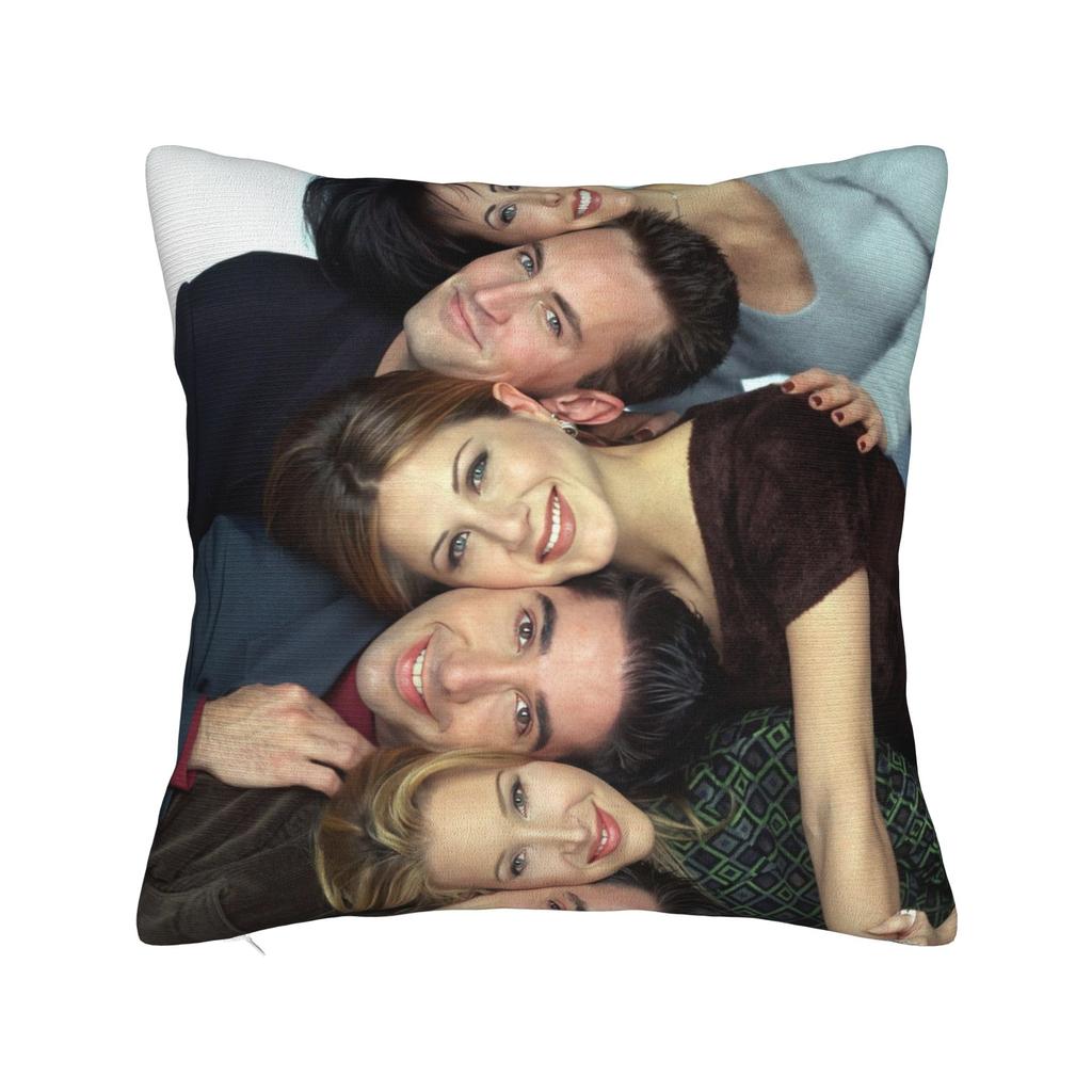 Friends Tv Show Pillowcase Soft Fabric Cushion Cover Decoration Throw Pillow Case Cover Seat Dropshipping 40*40Cm