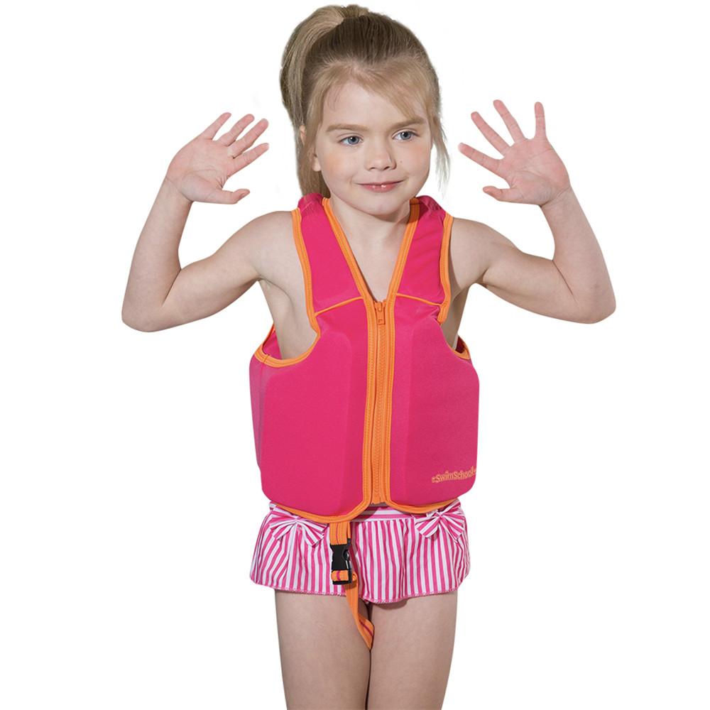 Letnie dziecięce kamizelki ratunkowe bez rękawów do pływania dla dzieci Chłopcy dziewczęta Regulowane kamizelki ratunkowe Cartoon Balanced Flotation Swimsuit