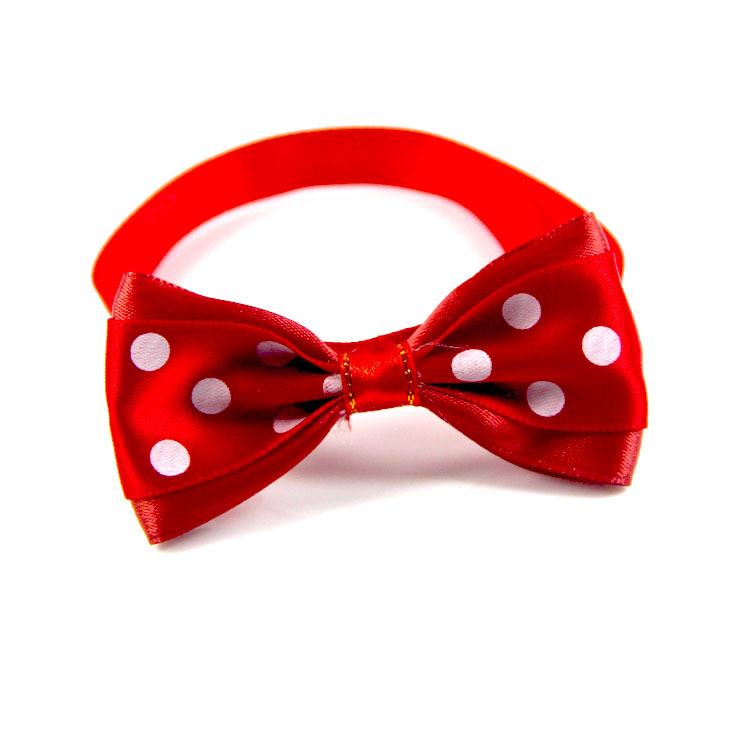 Christmas Handmake Dog Bow Ties Puppy Bowties Pet Cat Dog Bow Tie Collar for Dogs Grooming Dog Christmas Accessories