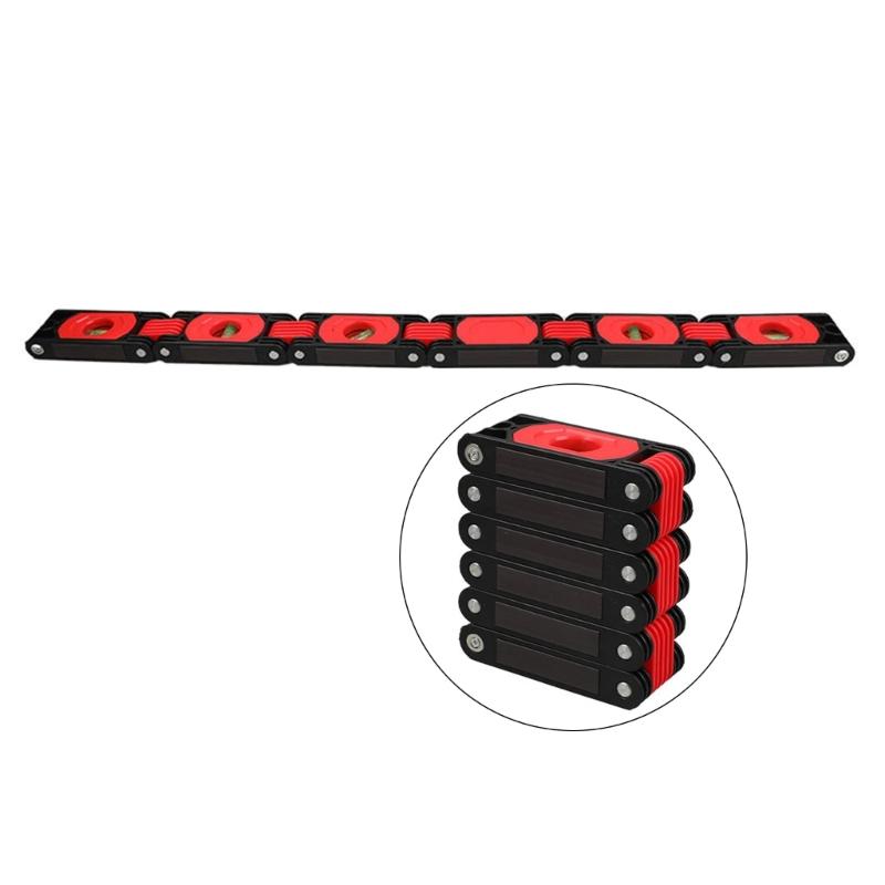 Foldable Levels, 3/4/6 Sections Measuring Folding Magnetic Level with Easy Read Level Bubble 45°/90°/180° Woodworking