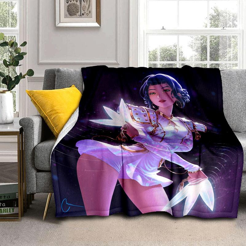 1pc Galactic Guardian ArmorCartoon Blanket,Portable Throw for Travel , All-Season Cozy Blanket,Ideal Gift for Christmas, BirthdaysPB041