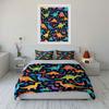 Dinosaur-Themed Colorful Kids Set Exquisite Three-Piece Bedding Set Gift For Kids And Adults