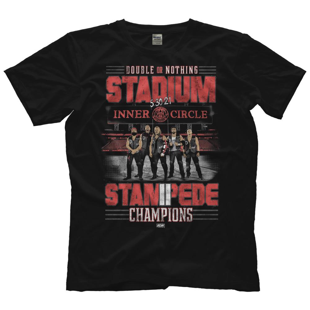 

2021 Stadium Stampede Champions AEW Official TShirt Unisex T-Shirt XL