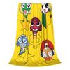 Funny Keroro Manga Blanket Soft Fleece  Cozy Throw Blanket Machine Washable