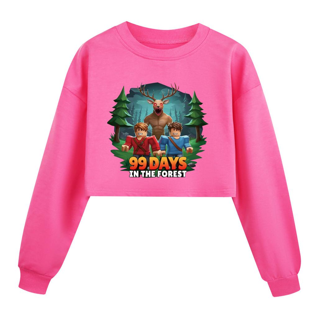 

Детский Девочки 99 Ночей в Лесу Принт Повседневный С Длинными Рукавами Круглый Вырез Толстовка Топ 170cm розы красного