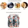 Cooking Mouse King Plush Mouse - 7Inch Soft Polyester Blend 3D Cartoon Design, Cute Chef Hat & Accents, Party Decor, Home & Office Accessory