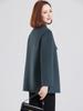 Damen Doppelseitiger Kaschmir-Wollmantel - Bestickt, Modische Kurze Jacke für Mittleren Alters & Ältere (Herbst Winter)