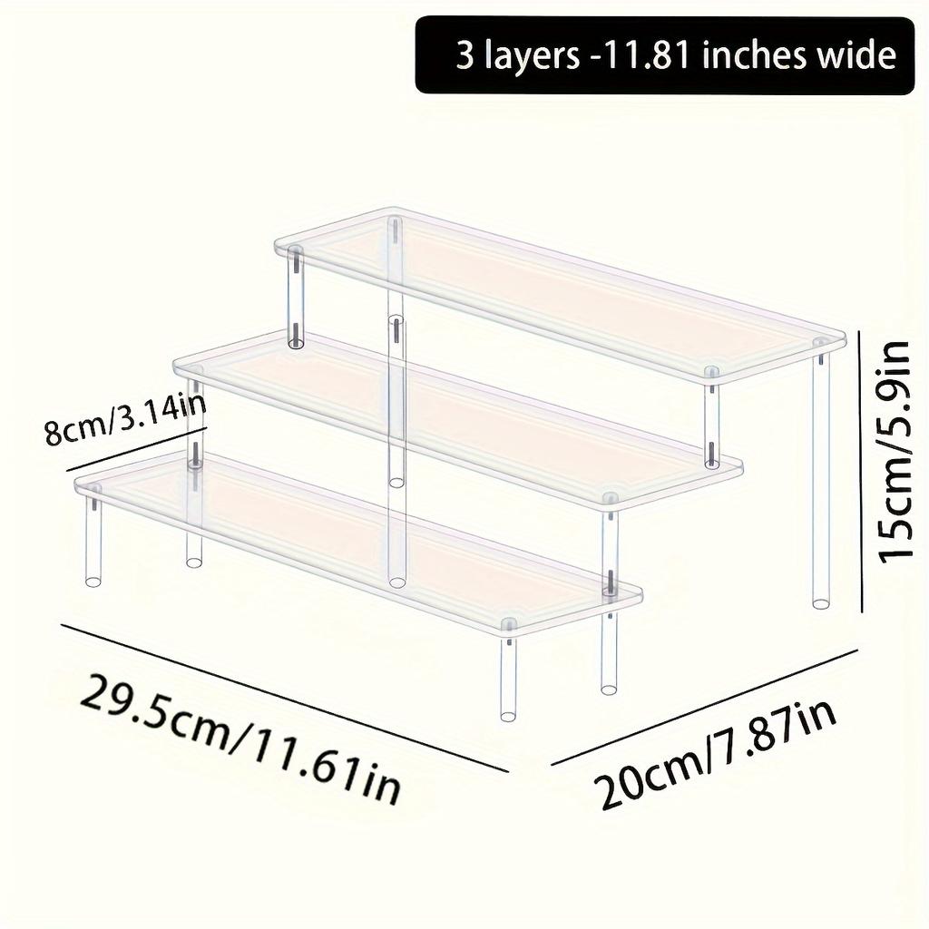 1pc multifunctional acrylic transparent stepped cake stand paper cup cake dessert display stand suitable for parties
