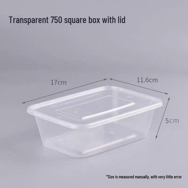 

Star Large Rectangular Disposable Plastic Food Container (Lid Not Included)