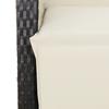 Vidaxl 5-Cz. Garden Furniture Set With Cushions, Black, Poly Rattan