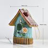 American Country-Style Birdhouse, Outdoor Decor, Garden Statue, Yard Ornament, Pet, Gardening, Landscaping, Resin